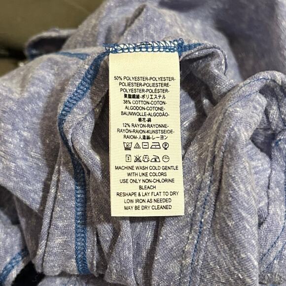 Free People We The Free Carly Scoop Neck Cobalt Blue Tank Top Women’s Size Large - Picture 8 of 10